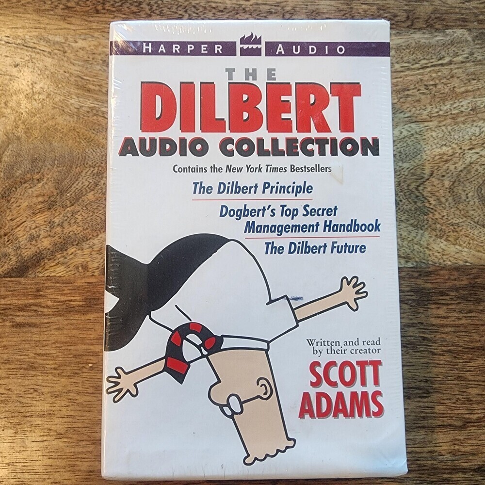The Dilbert Audio Collection Scott Adams Audiobook 3 Cassette Set Harper Audio